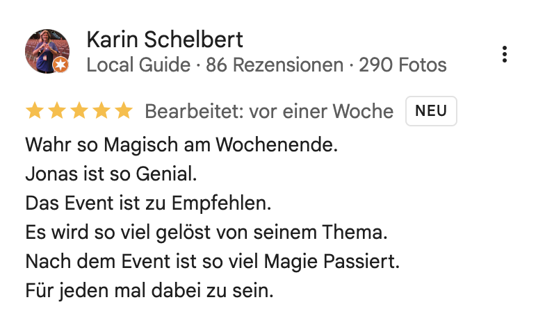 Bewertung Karin Schelbert